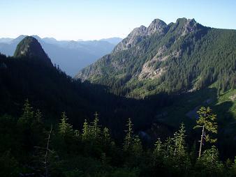 Russian Butte and Little Comrade