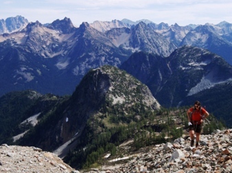 Talus field above Wing Lake