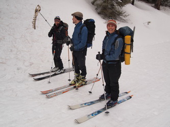 Carla found the vertebrae of the last skier that attempted this traverse