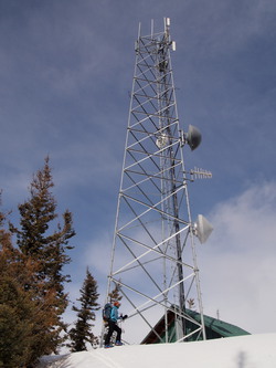 On the summit of Roughhouse Mountain