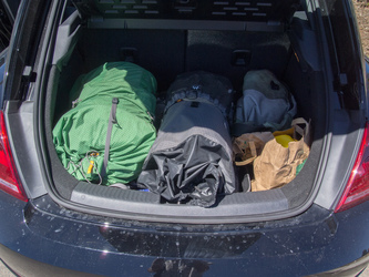 That was a great first trip for our brand new backpacks.