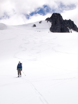 Friendly turns on the Lynch Glacier.