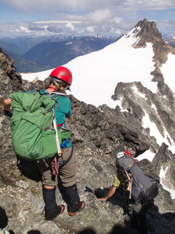 Descending from Horsemans Pack.
