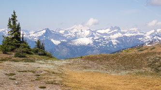Looking west from the Crater Mtn Trail.