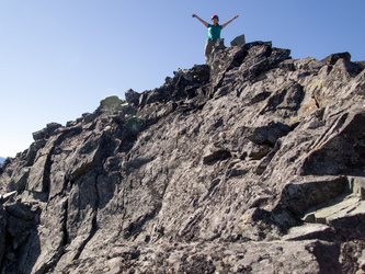 On the summit of Le Conte.