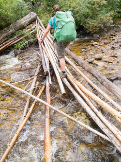 Crossing Horseshoe Creek