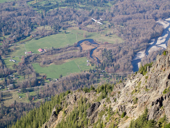 We got buzzed by this tiny airplane.