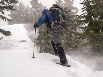 On Pratt's SE ridge.