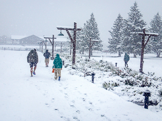 September snow in East Glacier.