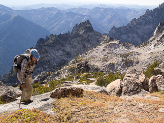 On the south slopes of McClellan.