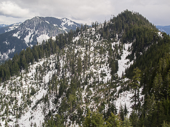 Looking back at Dirtybox Peak.