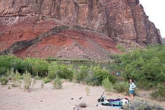Camp at Hance Rapids