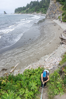 Trail over Saddle Rock head