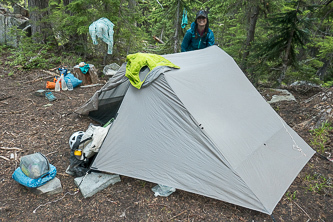 Camp around 5,800' on the Davis Peak Trail