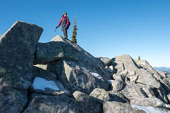 The summit of Humpback Mountain