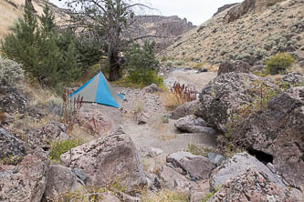 Camp in the Little West Owyhee