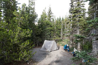 Camp on Crescent Ridge