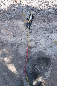 Ascending out of Coldspring Canyon