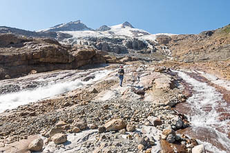 Mount Rainier over Boulder Creek
